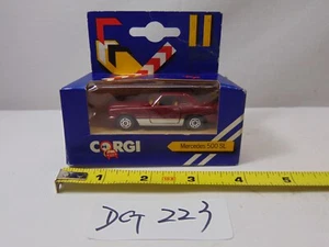 Vintage Corgi Toys Diecast Car NOS IOB 1984 J29 Mercedes 500 SL In Box - Picture 1 of 3