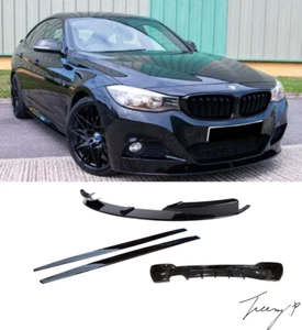 Kit de carrocería divisor delantero difusor trasero bmw serie 3 f34 gt gran cupé 2013-2019 - Imagen 1 de 7