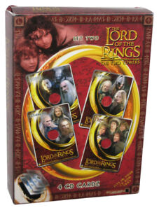 The Lord Of The Rings Deux Tours Set II CD Cartes PC/Mac - 4 CD Cardz Coffret
