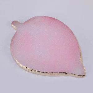 1pc Nagelfarbe Harzblatt -Nagelfarbe Kunstausstellungsbrett (Pink) Farbschale - Bild 1 von 12