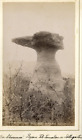 Volcan Anvil Monument Park vintage albumen print Tirage albuminé  12x22  C