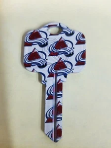 Colorado Avalanche House Keys NEW SC1 Schlage - Picture 1 of 1