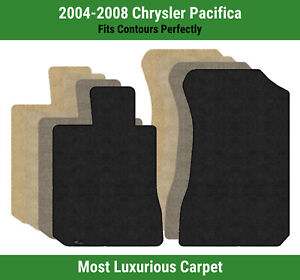 Lloyd Luxe Front Row Carpet Mats for 2004-2008 Chrysler Pacifica 