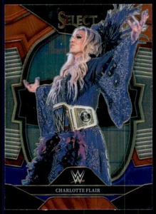 Panini Select WWE 2023 rojo y azul estilo Charlotte #22 - Imagen 1 de 2