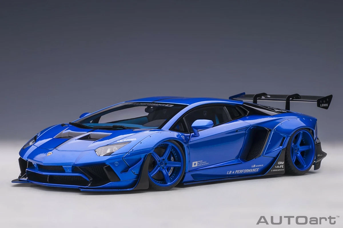 Autoart Lamborghini Aventador SVJ 水色 Autoart Lamborghini Aventador SVJ 水色 AUTOart 1/18 Lamborghini