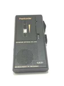 Olympus Pearlcorder S831 Handheld Cassette Transcriber Recorder For Parts Repair - Picture 1 of 12