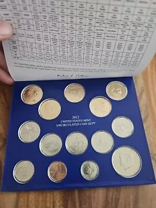 2012 US Mint Set Uncirculated 14 Coins United States Philadelphia CollectorCoins - Picture 1 of 4