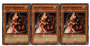 Yugioh- 3X Ancient Crimson Ape - Common - Unlimited - ANPR-EN038 - Near Mint - Imagen 1 de 1
