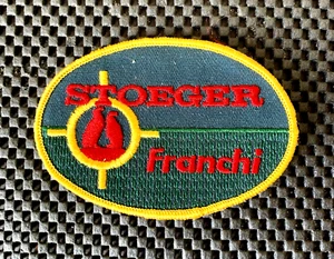STOEGER FRANCHI BORDADO COSER SOLO PARCHE ESCOPETAS RIFLES 4 1/4" X 3" NUEVO DE STOCK - Imagen 1 de 2