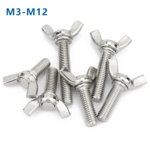Thumb Screw Thumb Screw M3-M12 Thumb Bolt Fastener A2 Stainless Steel DIN 316 - Picture 1 of 6
