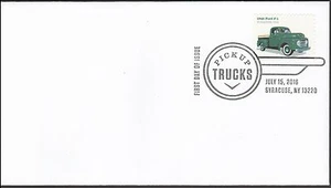 US 5103 Pickup Trucks 1948 Ford F-1 BWP FDC 2016 - Picture 1 of 1