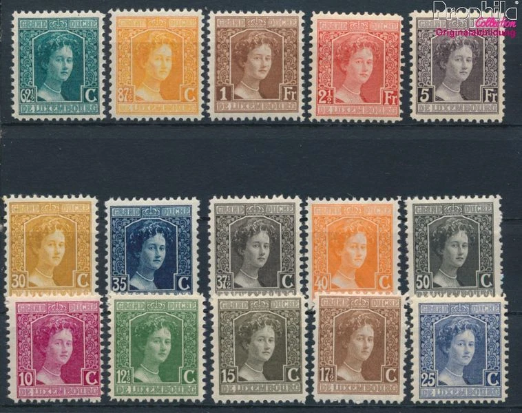 Timbres Luxembourg 92-106 (complète edition) Volume 1914 complèteett (10368677 - Photo 1/1