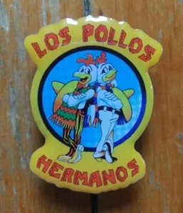 Los Pollos Hermanos Logo Breaking Bad Chicken Restaurant Enamel Metal Lapel Pin - Picture 1 of 7