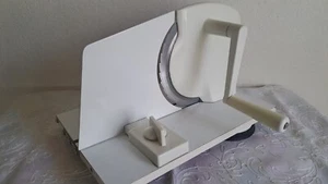 klappbare Brotschneidemaschine, manuell mit Handkurbel - Bild 1 von 8