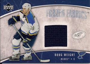 Doug Weight  2005-06 Upper Deck Ice Frozen Fabrics Patch/Jersey!St. Louis Center