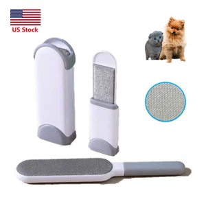 Double-sided Pet Hair Remover with Self Cleaning for Cloth Carpet Couch Bed - Picture 1 of 8