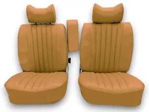 Housse de Siège pour La Sièges Avant Mercedes Benz Sl R107 Datte Jusqu'À 1984 - Picture 1 of 8