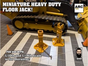 Miniature 1/10 and 1/14 Heavy Duty Floor Jacks for RC - Picture 1 of 5