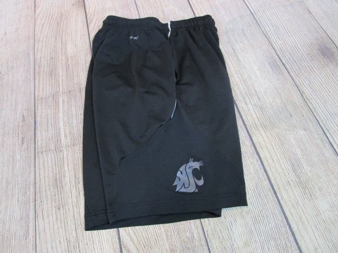 TEAM ISSUE Washington State WSU Cougars Nike Black Basketball Shorts Men's Small Cover