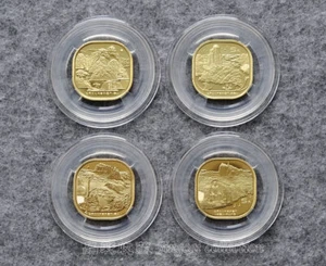 Whole Set (4pcs) China 2019~2022 Tai Wu-Yi Huang E-Mei Mountain 5 Yuan Coin New! - Picture 1 of 12