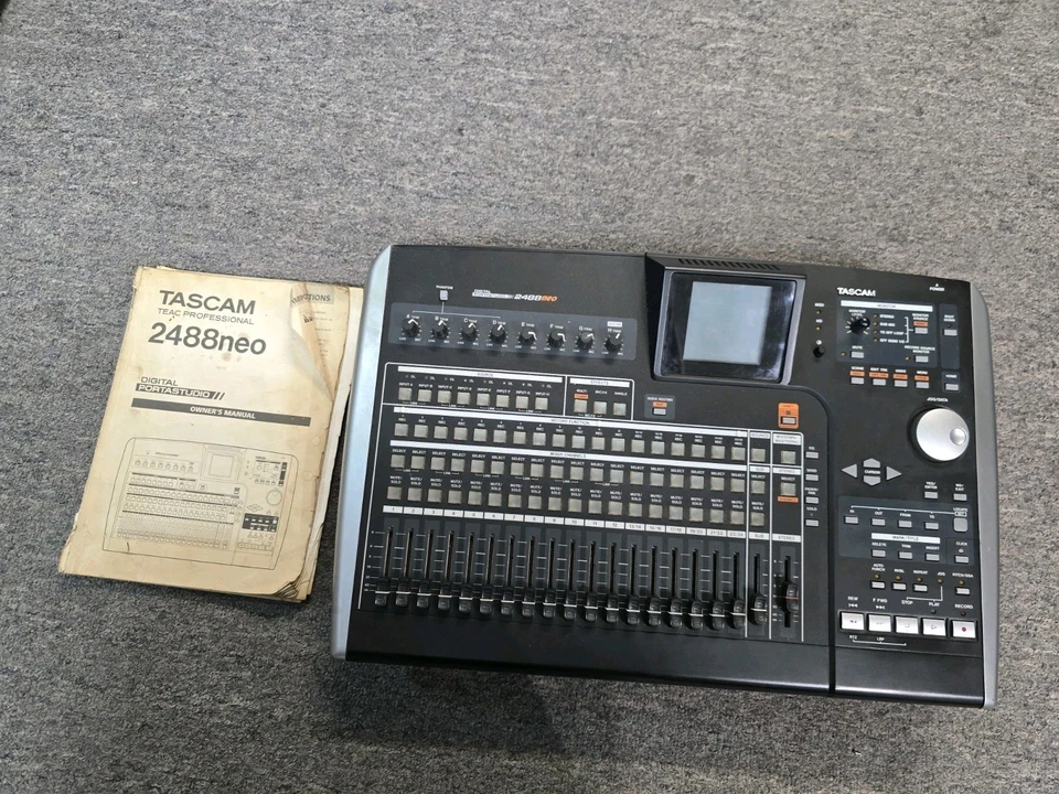 TASCAM 2488neo 24-Track Digital Recorder Tested Working Good Condition - Image 1 of 4