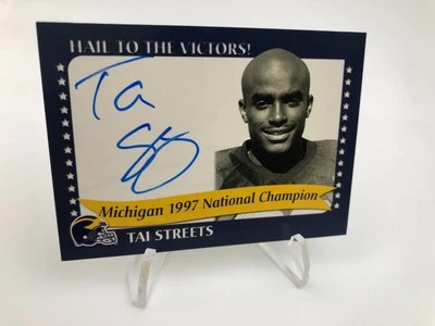 TK Legacy TAI STREETS AUTO Card MICHIGAN 1997 National Champion WOLVERINES - Image 1 of 4