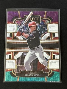Dylan Crews - Concourse Tri-Color Prizm 2024 Panini Select Washington Nationals - Picture 1 of 2