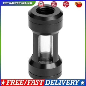 Dual G1/4 Threads Wasserkühler Filter Flüssigkeitskühlung Durchflussfilter (schwarz) - Bild 1 von 9