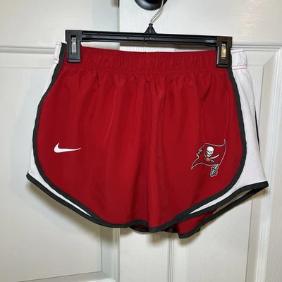 Pantalones cortos para correr Nike Dri-Fit rojos Tampa Bay Buccaneers para mujer talla M Foto 1 de 4