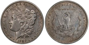 1900-O O/CC PCGS XF40 VAM 7A Morgan Silber Dollar 1 $ sehr schön! TRUE-VIEW - Bild 1 von 4
