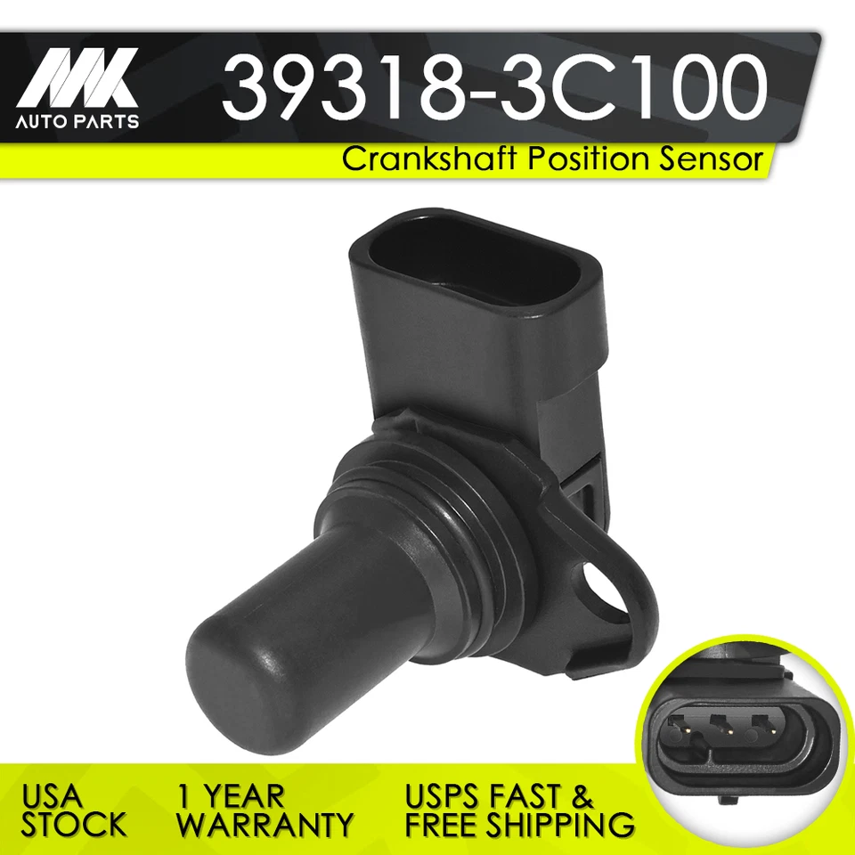 39318-3C100 Camshaft Position Sensor For 2006-2012 Hyundai Sonata Santa Fe Kia - Image 1 of 4