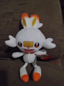 Nintendo Pokemon 12" Scorbunny Soft Plush Stuffed Animal Toy Figure Toddler Kids - Picture 1 of 1