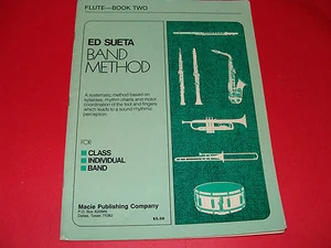 Libro de flauta método banda Ed sueta 2 1977 clase banda individual - Imagen 1 de 1