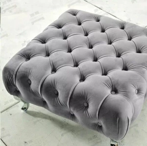 ottoman storage box dark grey - Picture 1 of 2