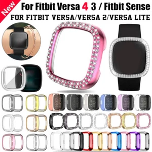 For Fitbit Versa 4 3 2 Lite / Sense 2 1 Watch Case PC/TPU Cover Screen Protector - Picture 1 of 178