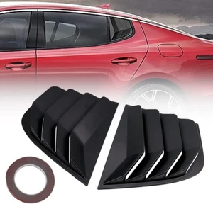 Sporacingrts Side Window Lovers Scoop Covers For Kia Stinger 2018-2022 - Picture 1 of 7