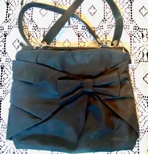 Kate Spade Esther Beauville Nylon Black Lg Ribbon Tote Bag - Bild 1 von 4