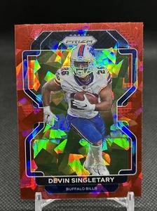 2021 Panini Prizm - Red Ice Prizm #118 Devin Singletary - Picture 1 of 13