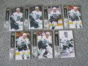 SEATTLE KRAKEN 7-CARD LOT '21-22 NHL Oleksiak/Eberle/Giordano/Fleury/Driedger - Picture 1 of 2