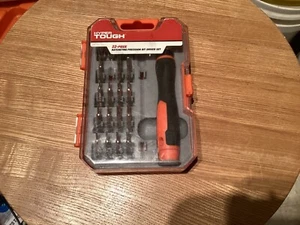 Hyper Tough 22 Piece Ratcheting Precision Bit Driver Set, Missing Pieces, Used - Picture 1 of 3