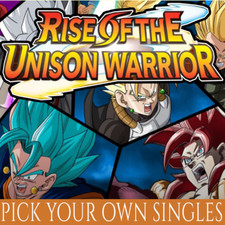 Rise of the Unison Warriors SINGLES C/UC/R Cards - Dragon Ball Super NON-FOIL