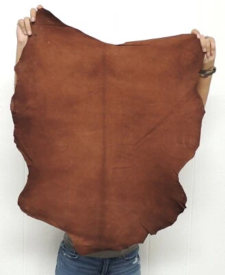 WHISKEY Buckskin Leather Hide for Native Crafts Pipe Flute Bags Laces Journals - Image 1 of 2