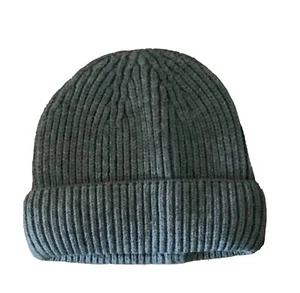 Boys Knitted Acrylic Gray Beanie Unbranded New without Tags Stretch - Picture 1 of 4