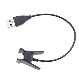 USB Charging Charger Cable Cord Clip for Fitbit Alta Watch Bracelet Wristband - Photo 1 sur 7