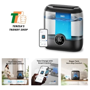 Smart Humidifiers for Bedroom, 6L Top Fill Supersized Cool Mist Humidifier fo... - Picture 1 of 9