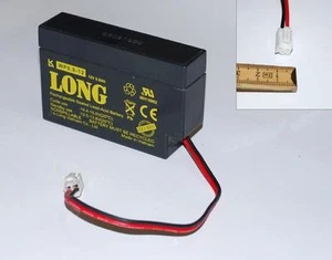 4 x Long Blei GelAkku 12V 0.8Ah WP0.8-12 S WP0.7-12 - Bild 1 von 1