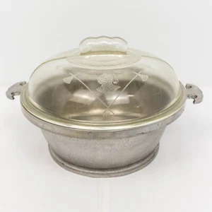 Guardian Service  Ware Large 9" Round Dutch Oven Stock Pot With Glass Top Lid - Picture 1 of 12