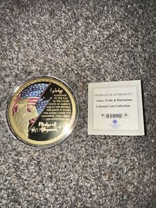 Pledge of Allegiance Colossal Commemorative Coin American Mint 110 Grams