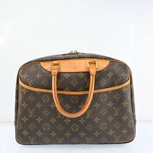 LOUIS VUITTON Monogram Deauville M47270 hand bag JUNK F1510CC705 - Picture 1 of 24