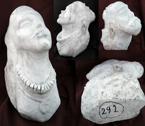 SCULPTURE RE E REGINA 292 Marmo 44x36x23 cm Archiviata+Autentic medippolito - Foto 1 di 1
